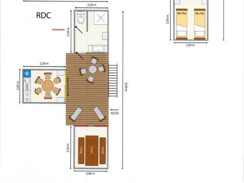 Hébergement 6 personnes - Le Nid 40m², n°44