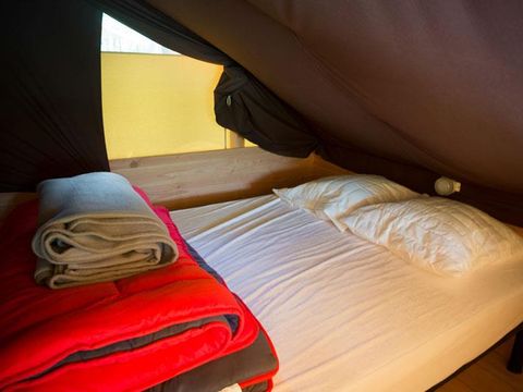 TENTE TOILE ET BOIS 5 personnes - Cabane