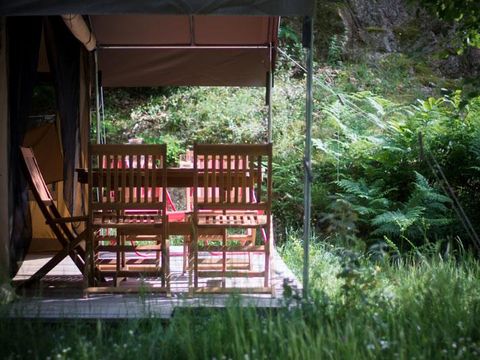 Tente en toile et en bois 5 personnes - Safari