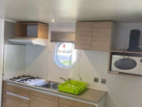 MOBILHOME 4 personnes - Mobil Home Aqua 2 Chambres 4 Personnes Terrasse semi-couverte