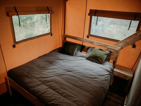 TENTE TOILE ET BOIS 5 personnes - Tente Lodge Prestige Plus 2 Ch - 5 Pers