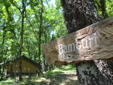 TENTE TOILE ET BOIS 4 personnes - Bamburi - 16 m² + terrasse 12 m²