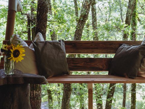 TENTE TOILE ET BOIS 4 personnes - Bamburi - 16 m² + terrasse 12 m²