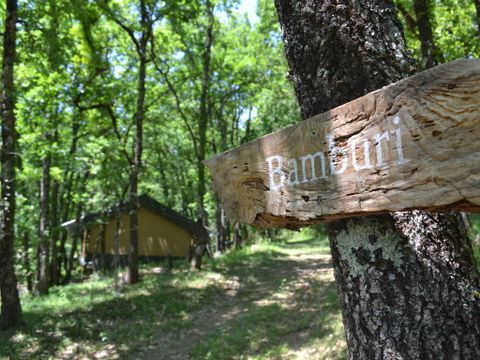 TENTE TOILE ET BOIS 4 personnes - Bamburi - 16 m² + terrasse 12 m²