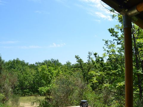 TENTE TOILE ET BOIS 5 personnes - Lodge Meru - 35 m² + terrasse 15 m²