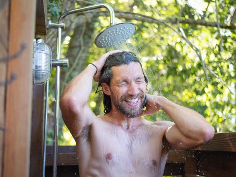 TENTE TOILE ET BOIS 7 personnes - Tente Lodge Mont Kenya - 35 m² + 7.5 m² + terrasse 15 m²