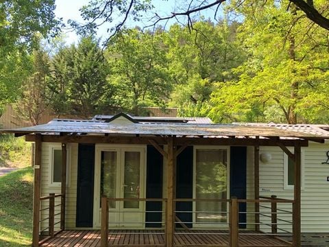 MOBILHOME 5 personnes - Résidence LOUISIANE  Confort 2 chambres avec terrasse couverte + TV