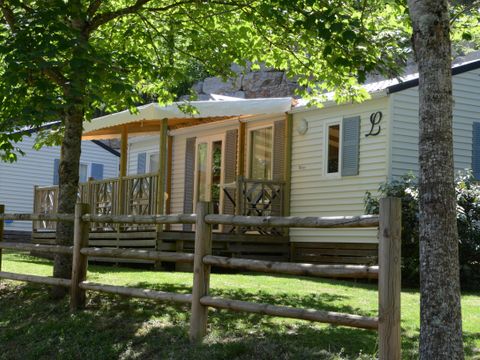 MOBILHOME 6 personnes - Résidence LOUISIANE Confort 3 chambres + Terrasse semi-couverte + TV