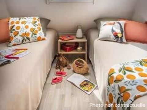 Tente en toile et en bois 5 personnes - Coco Sweet (2 chambres + auvent XXL)