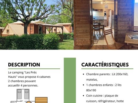 HÉBERGEMENT INSOLITE 4 personnes - Cabane Valbelle