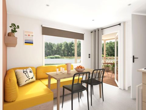 MOBILHOME 4 personnes - 2 chambres Loggia  Confort 24m² - climatisation