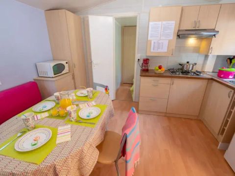 MOBILHOME 4 personnes - Aqua 2 Chambres 4 Personnes Terrasse semi-couverte TV