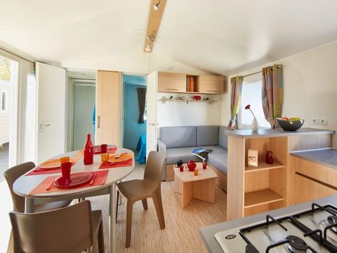 MOBILHOME 6 personnes - Mobil-home Confort 33m² 3 chambres - terrasse semi-couverte - climatisation 6 pers