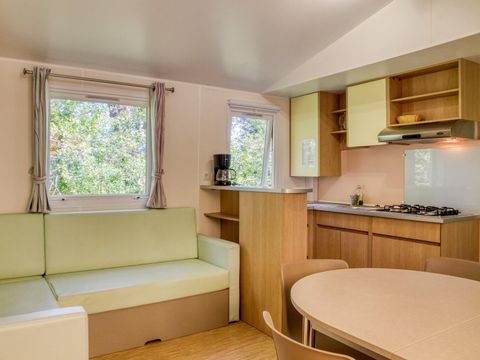 MOBILHOME 6 personnes - Mobil-home Confort 33m² 3 chambres - terrasse semi-couverte - climatisation 6 pers