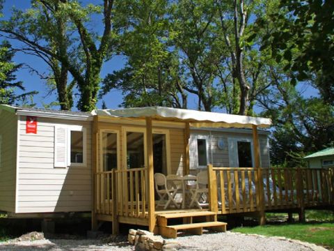 MOBILHOME 6 personnes - Mobil-home Confort 33m² 3 chambres - terrasse semi-couverte - climatisation 6 pers