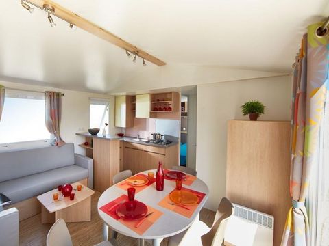 MOBILHOME 6 personnes - Mobil-home Confort 33m² 3 chambres - terrasse semi-couverte - climatisation 6 pers