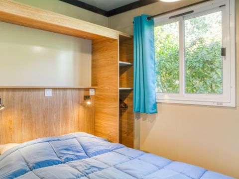 CHALET 5 personnes - Chalet Confort 25m² 2 chambres - terrasse couverte - climatisation 5 pers