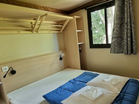 CHALET 6 personnes - Confort 35m² 3 chambres terrasse semi-couverte + climatisation