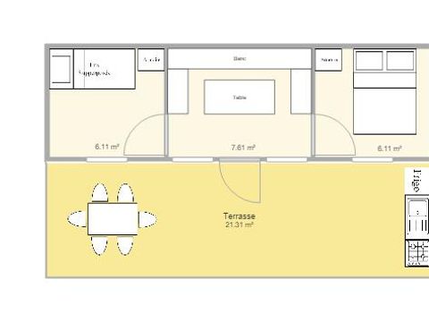CHALET 4 personnes - Chalet Nature, sans sanitaires