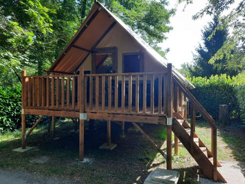 TENTE TOILE ET BOIS 5 personnes - Amazone Lodge, sans sanitaires