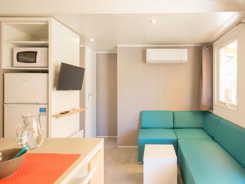 MOBILHOME 6 personnes - Espace Premium 32m² - Climatisation - TV vue montagne