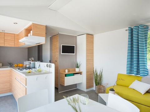 MOBILHOME 6 personnes - Prestige SPA - 3 chambres dont 1 suite parentale - draps, serviettes et plancha