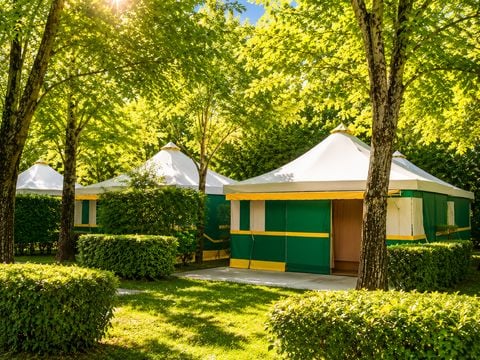 BUNGALOW TOILÉ 5 personnes - Bungalow toilé Pagan Standard 25m² - 2 chambres - avec sanitaires 2/5 pers