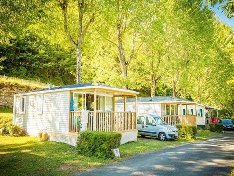 Mobilhome 2/4 personnes - Louisiane Confort 26 m² - 2 chambres - Terrasse couverte - TV