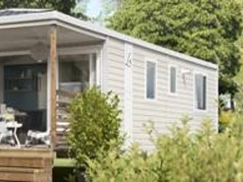 MOBILHOME 4 personnes - Mobil-home Louisiane Confort 26 m² - 2 chambres + terrasse couverte + TV 2/4 pers