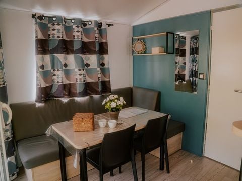Mobilhome 2/4 personnes - Louisiane Confort 26 m² - 2 chambres - Terrasse couverte - TV