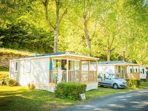 Mobilhome 4/6 personnes - O'hara Confort 25 m² - 2 chambres - Terrasse couverte - TV