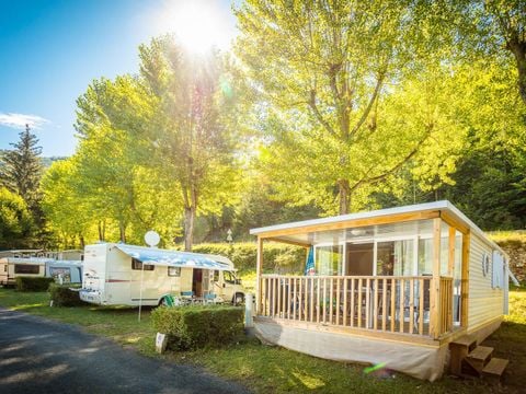Mobilhome 4/6 personnes - O'hara Confort 25 m² - 2 chambres - Terrasse couverte - TV