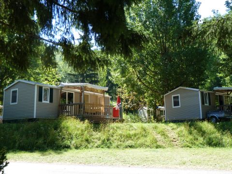MOBILHOME 3 personnes - Mobil-home Astria Standard 16 m² - 1 chambre + terrasse couverte + TV 2/3 pers