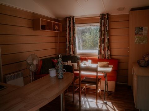 Mobilhome 4/6 personnes - Mercure Confort 28m² - 2 chambres - Terrasse couverte