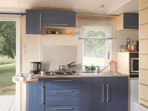 MOBILHOME 6 personnes - Mobil-home Mercure Confort 28m² - 2 chambres + terrasse couverte 4/6 pers