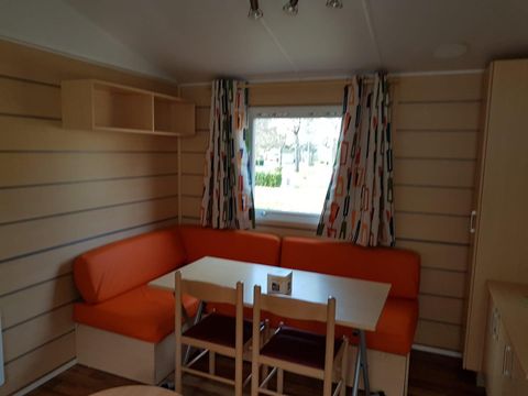 Mobilhome 4/6 personnes - Mercure Confort 28m² - 2 chambres - Terrasse couverte