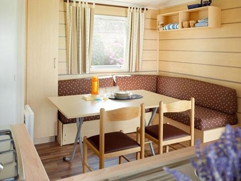 Mobilhome 6/8 personnes - Titania Confort 32m² - 3 chambres - Terrasse couverte