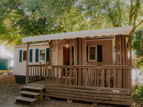 Mobilhome 6/8 personnes - Titania Confort 32m² - 3 chambres - Terrasse couverte