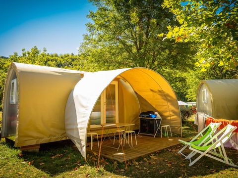 Bungalow toilé 2/4 personnes - Coco Sweet 16m² - 2 chambres - Sans sanitaires - Bord de rivière