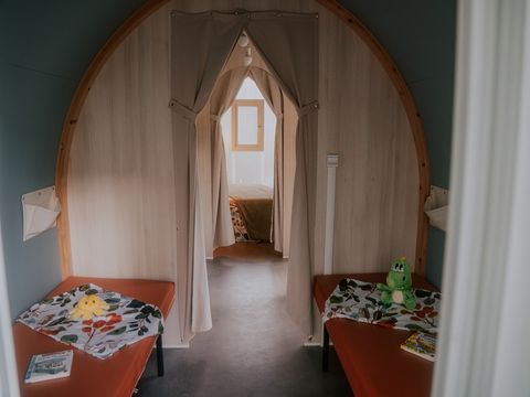 Bungalow toilé 2/4 personnes - Coco Sweet 16m² - 2 chambres - Sans sanitaires - Bord de rivière