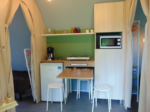Bungalow toilé 2/4 personnes - Coco Sweet 16m² - 2 chambres - Sans sanitaires - Bord de rivière
