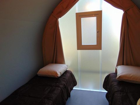 BUNGALOW TOILÉ 4 personnes - Coco Sweet 16m² - 2 chambres (sans sanitaires) - Bord de rivière 2/4 pers