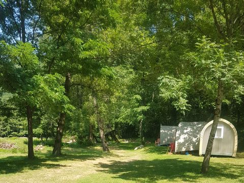 BUNGALOW TOILÉ 4 personnes - Coco Sweet 16m² - 2 chambres (sans sanitaires) - Bord de rivière 2/4 pers