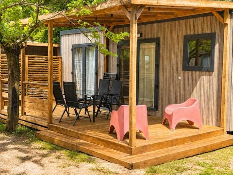 Mobilhome 2/4 personnes - NEW// Oasis Premium 35m² - 2 chambres - Lave-vaisselle - Clim - Plancha