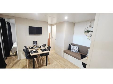 Mobilhome 2/4 personnes - NEW// Oasis Premium 35m² - 2 chambres - Lave-vaisselle - Clim - Plancha