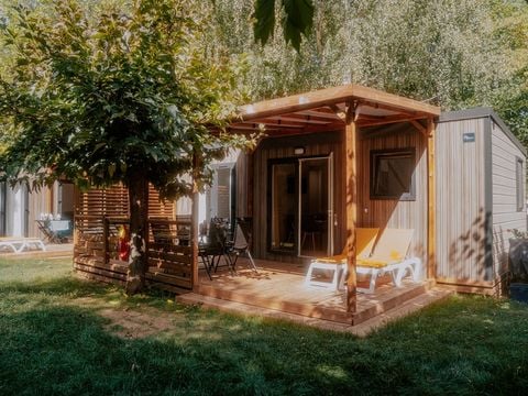 Mobilhome 2/4 personnes - NEW// Oasis Premium 35m² - 2 chambres - Lave-vaisselle - Clim - Plancha