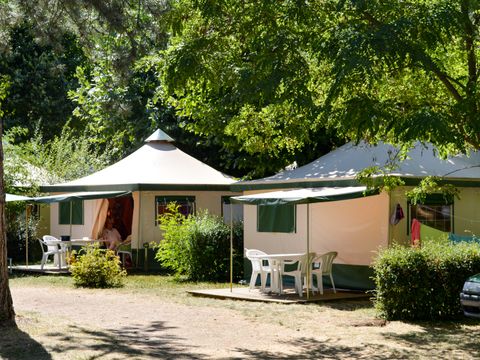 TENTE TOILE ET BOIS 5 personnes - BENGALI sans sanitaires