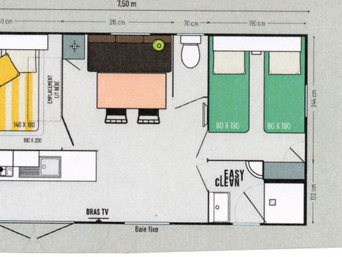 MOBILHOME 5 personnes - Mobil Home Confort Plus