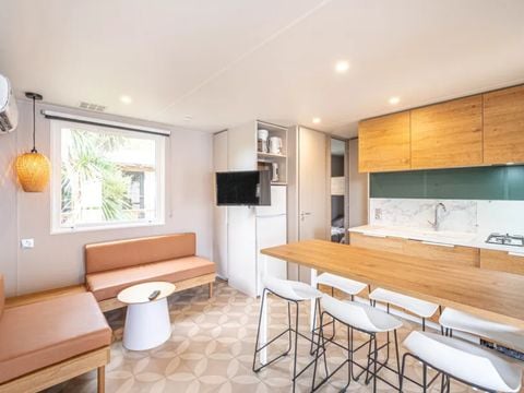 MOBILHOME 7 personnes - 4 trèfles - 3 chambres - Clim.
