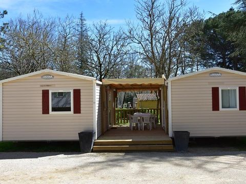 MOBILHOME 8 personnes - Mobil home LE TWIN STAR - non climatisé - 4 chambres - 2 SDB - S